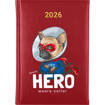 Kalendář Knižkový kalendář 2026 A5 FunnyCase modrý