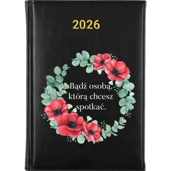 Kalendář Knižkový kalendář 2026 A5 černý