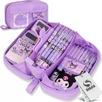 Penál Penál rozkládací trojitý Sigos