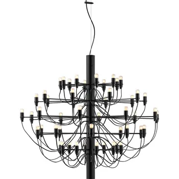 Flos 2097 E14 závěsný lustr 50 / Černá matná