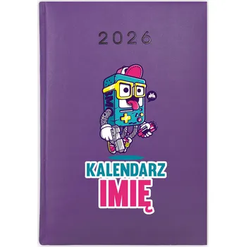 Kalendář Knihový kalendář 2026 A5 fialový