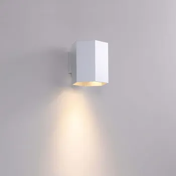 Nástěnné svítidlo Hexagon GU10 nástěnné svítidlo Stříbrná / Dolu