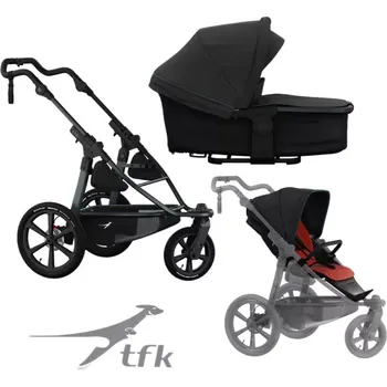 Kočárek TFK proA frame 2v1 včetně sportovního sezení 2025 anthracite with red highlights