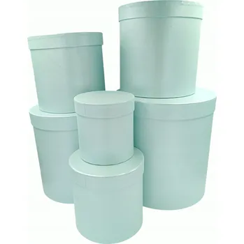 Dárková krabička DÁRKOVÁ KRABIČKA NA KVĚTINY S VÍČKEM, DÁREK SADA XXL 6 KS