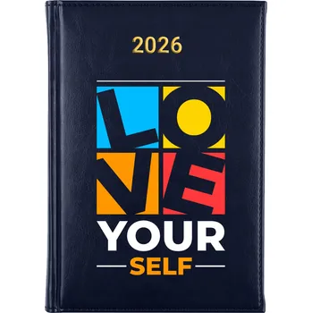 Kalendář Knižkový kalendář 2026 A5 FunnyCase modrý