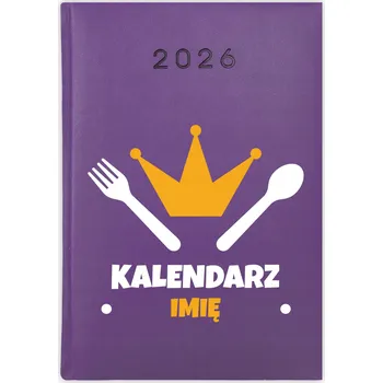 Kalendář Knihový kalendář 2026 A5 fialový