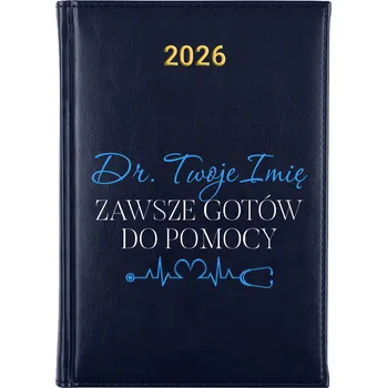 Kalendář Knižkový kalendář 2026 A5 FunnyCase modrý