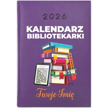 Kalendář Knihový kalendář 2026 A5 fialový