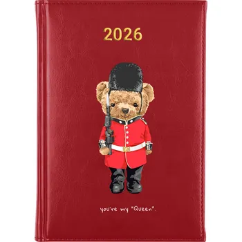 Kalendář Knižní kalendář 2026 A5 FunnyCase červený