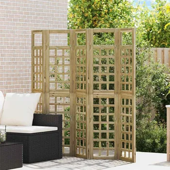 Paraván vidaXL Obrazovka pro soukromí Medová hnědá 200 x 180 cm [3385876]