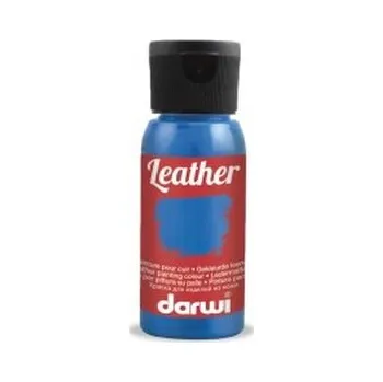 Výtvárné potřeby Barva na kůži Darwi Leather 50ml – 215 Light Blue