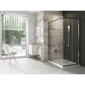 RAVAK Sprchový kout Ravak Blix BLRV2K/BLRV2K 120x120 rohový, lesk/transparent 1XVG0C00Z1;1XVG0C00Z1