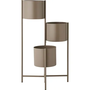 Květináč House Nordic Květináč na tři květiny FLOWERPOT hnědý