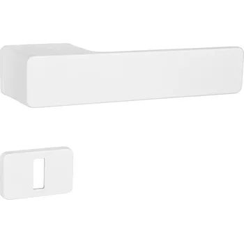 Dveřní kování MPK - GRANDERA - RT rozety BBQ, 38 - 55 mm, klika/klika WS - Bílá matná