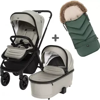 Kočárek Zopa Set kočárek Move Cross 3 + Hluboká korba XL 3 + dárek fusak Fluffy Combi v hodnotě 2190kč 2025 Boss Grey