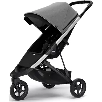 Kočárek Thule SPRING STROLLER Aluminum Grey Melange