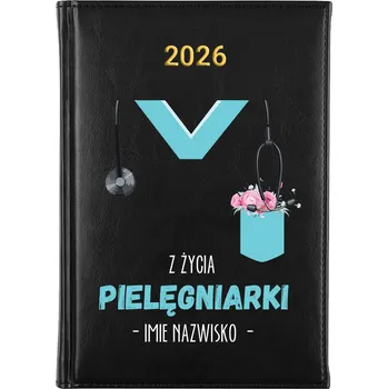 Kalendář Knižní kalendář 2026 A5 FunnyCase černý