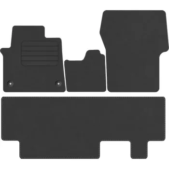 autokoberec Kobercové rohože Edecor velurové 4 ks