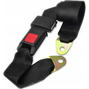 Brzdová hadice 1 ks Bezpečnostní dvoubodový nastavitelný pás černý