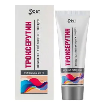 Péče o nohy FitoBioTechnologie TROXERUTIN krém na nohy (kaštan, ořešák, listnatec, zlatobýl) 75ml