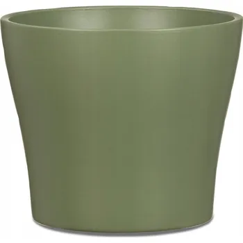 Květináč Keramický květináč 13,7 cm zelený