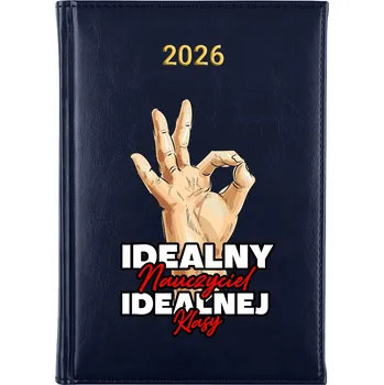 Kalendář Knižkový kalendář 2026 A5 FunnyCase modrý