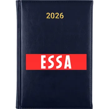 Kalendář Knižkový kalendář 2026 A5 FunnyCase modrý