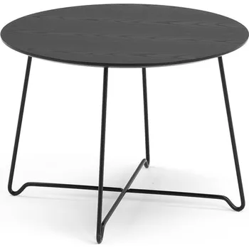 Konferenční stolek Konferenční stolek IRIS, Ø700 mm, černá, černá deska