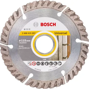 Příslušenství k brusce Diamantový dělicí kotouč Bosch Standard for Universal 115 x 22,23 mm