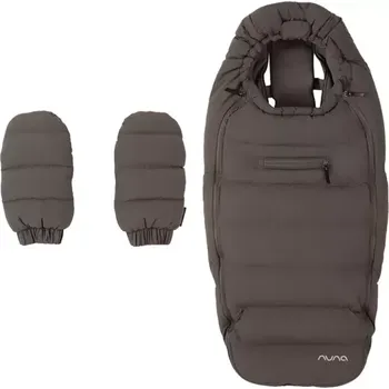 Kočárek Nuna winter stroller set footmuff & gloves w/bag 2025 thunder