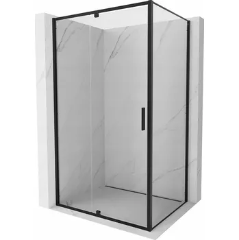 MEXEN EXO SPRCHOVÝ KOUT OTEVÍRACÍ 130x70 CM ČERNÝ