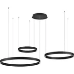 Nova Luce Elowen LED závěsné svítidlo Černá