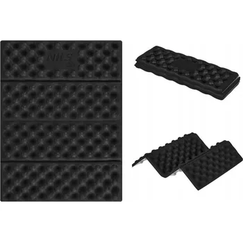 Obraz Černá turistická podložka 40x30 pěna IXPE fólie hliníková Nils Camp