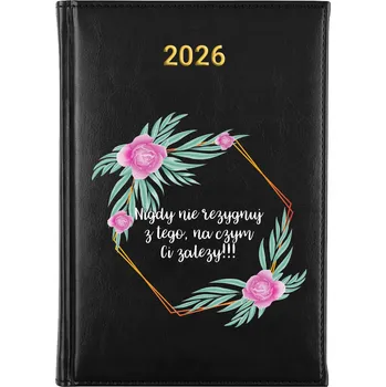 Kalendář Knižkový kalendář 2026 A5 černý