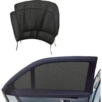 Stínítko do auta Sluneční clona na sklo do auta Záclony Moskytiéra x2