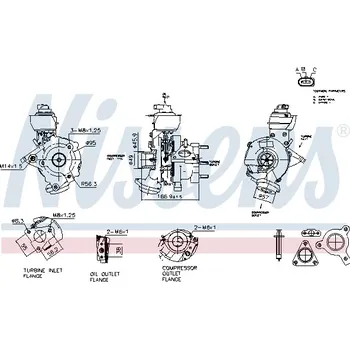Turbodmychadlo Dmychadlo, plnění NISSENS 93854