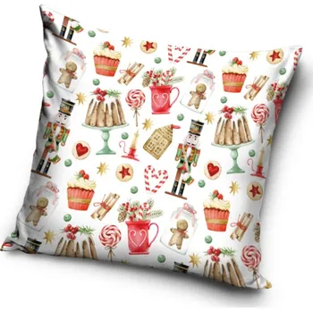 Povlak na dekorativní polštářek Povlak na polštářek Louskáček a Sladký Svět