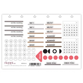 samolepka Fleppi Říjen 2025 | arch 6