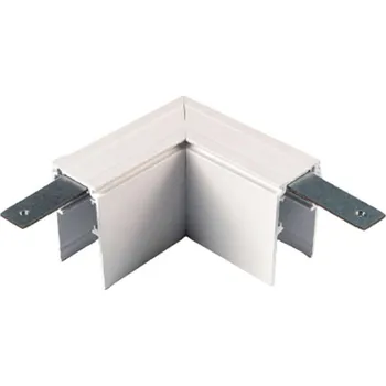 Bodové svítidlo POWERGEAR Spojka rohová pro 48V lištu deep levá Bílá