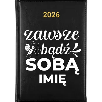 Kalendář Knižkový kalendář 2026 A5 černý