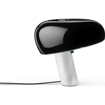 Flos Snoopy E27 stolní mramorové svítidlo Černá