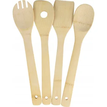 Vrták Kuchyňské náčiní bambus 4ks