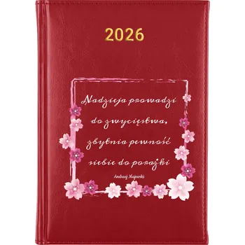 Kalendář Knižní kalendář 2026 A5 FunnyCase červený