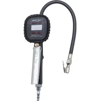 Příslušenství ke kompresoru Welzh Werkzeug 7452-WW pistole na huštění pneumatik s digitálním manometrem