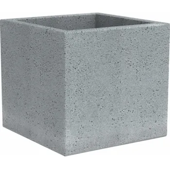 Hrnec Hrnec Scheurich Stony Grey, plast, O 28,5 cm, šedý