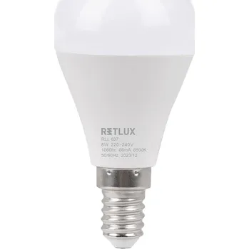 Žárovka RETLUX RLL 637 G45 E14 miniG 8W DL D
