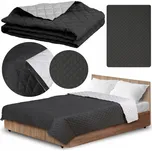 Přehoz EDANTI z mikrovlákna 220 cm x 240 cm černý