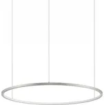 Nova Luce Tarquin LED kruhové závěsné svítidlo 800mm / Stříbrná