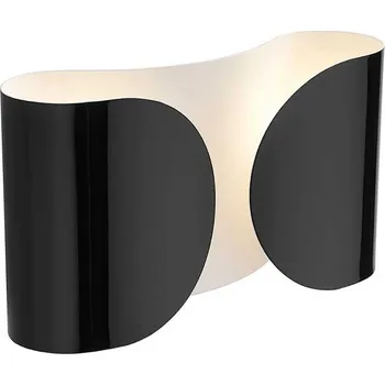 Nástěnné svítidlo Flos Foglio E27 nástěnné svítidlo Černá