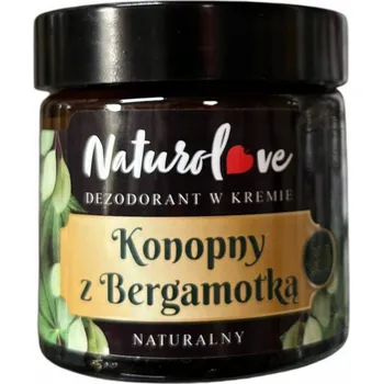Naturolove Krémový deodorant KONOPNÝ s BERGAMOTEM 60 Ml